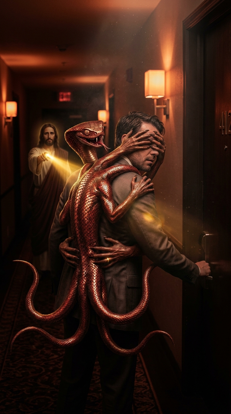 La Serpiente que le Tapó los Ojos