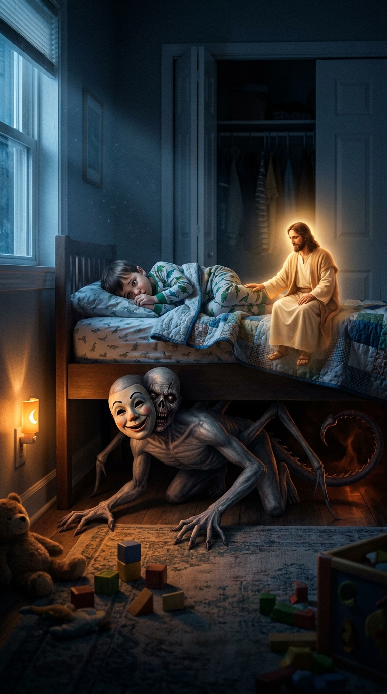 El monstruo bajo la cama tenia dos caras